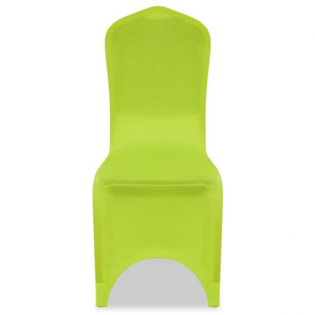 Set 4 bucati husa de scaun elastica, verde