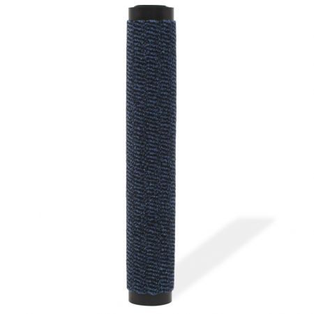 Covor de usa anti-praf, albastru, 80 x 120 cm