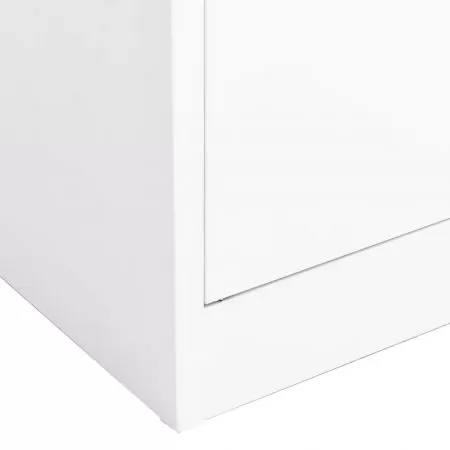 Dulap de birou, alb, 90 x 40 x 180 cm