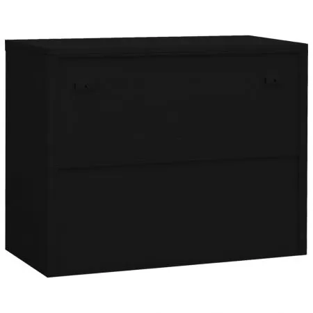 Dulap de birou, negru, 90 x 40 x 70 cm