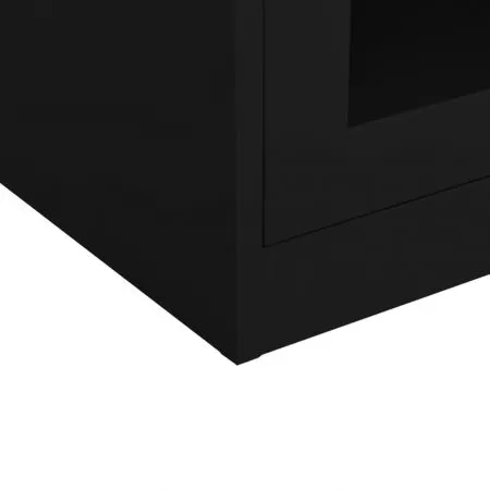 Dulap de birou, negru, 90 x 40 x 90 cm