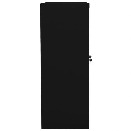 Dulap de birou, negru, 90 x 40 x 105 cm