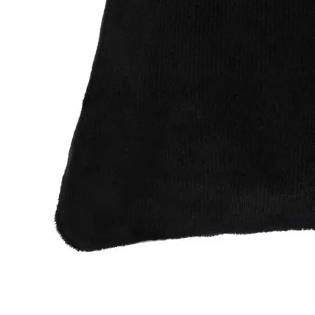 Set perne decorative, 2 buc., negru, 45x45 cm, textil