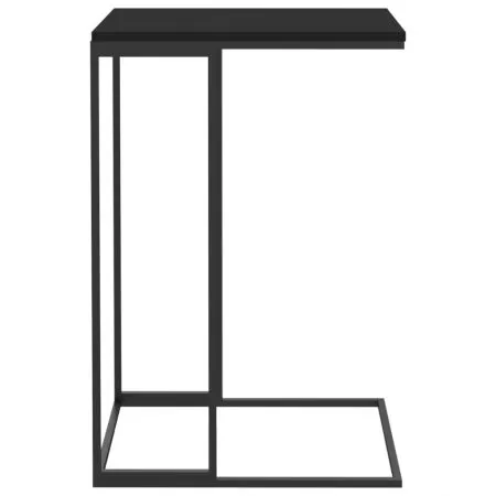 Masa laterala, negru, 40 x 30 x 59 cm