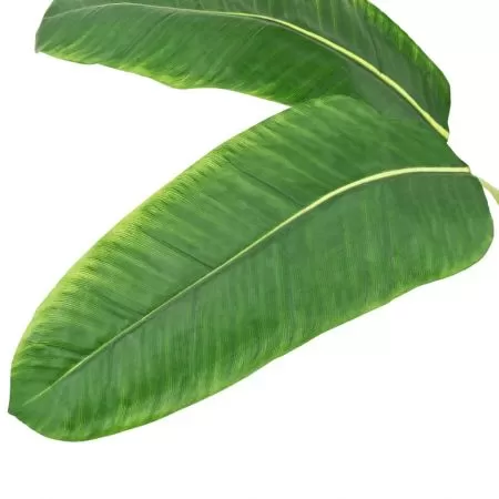 Bananier artificial cu ghiveci, verde, 115 cm