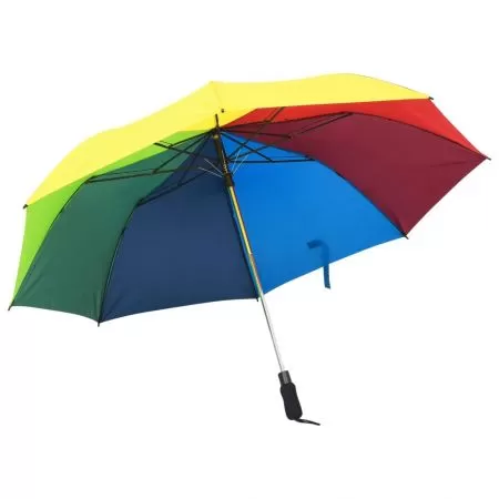  Umbrelă pliabilă automată, multicolor, 124 cm