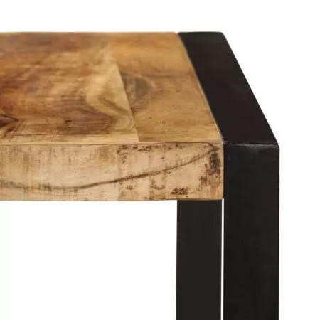 Masa de bucatarie, negru, 180 cm