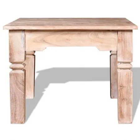 Masuta de cafea din lemn de acacia, maro, 60 x 60 x 45 cm