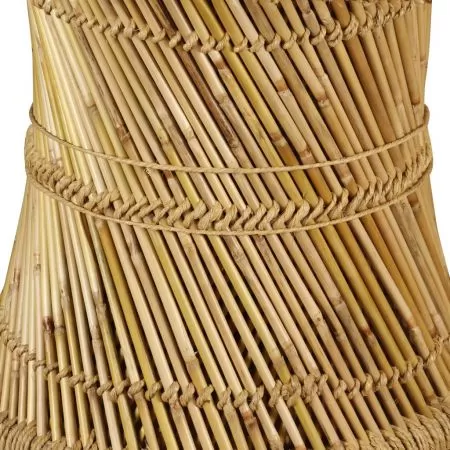 Masuta de cafea Bambus Octogonal 60x60x45 cm, maro, 60 x 45 cm