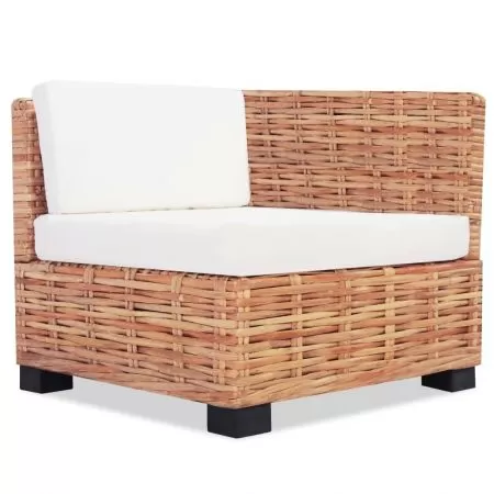 Set mobilier cu canapea 14 piese, maro