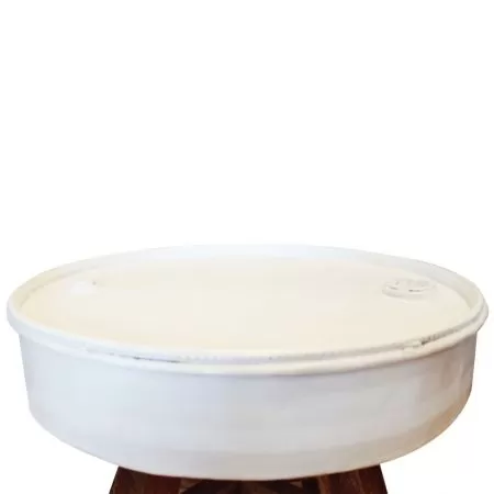 Masuta de cafea, alb, 60 x 45 cm