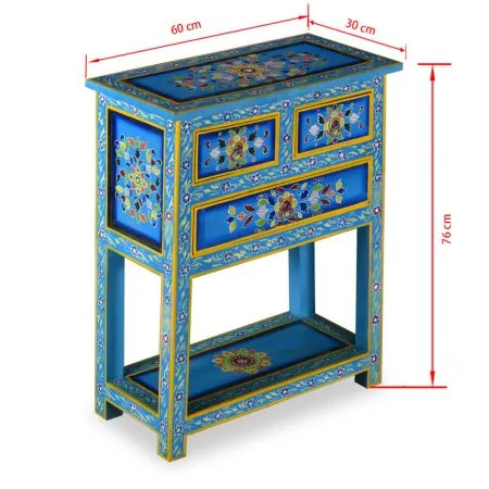 Servanta cu sertare, turcoaz