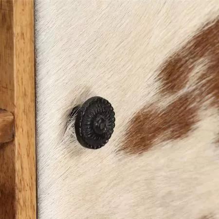Servanta din lemn masiv de sheesham, maro închis, 100 x 30 x 130 cm