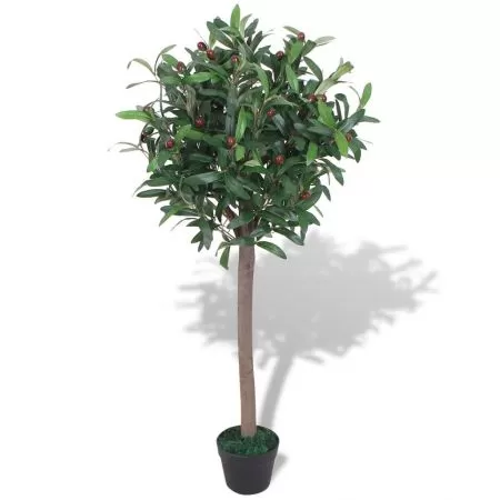  Dafin artificial cu ghiveci, 120 cm, verde