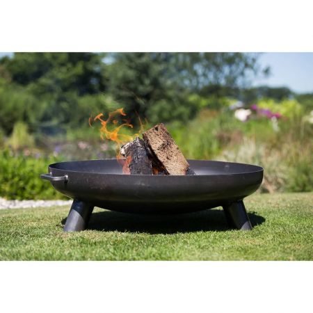 Vatră de foc Salo, negru, 80 cm, oțel 81020