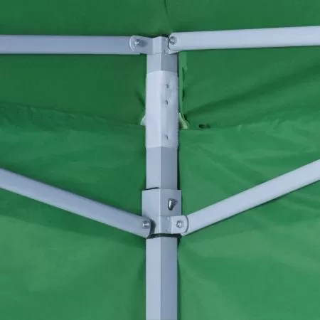 Green Foldable Tent 3 x 3 m with 4 Walls, verde, 3 x 3 m
