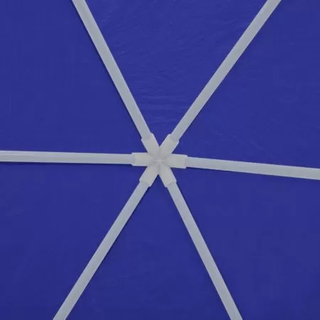 Marquee with 6 Side Walls Blue 2x2 m, albastru, 2 x 2 m
