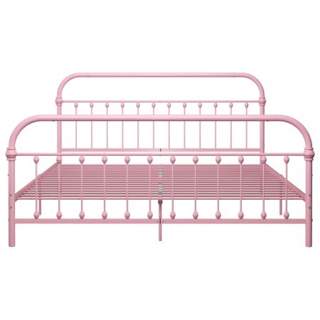 Cadru de pat, roz, 180 x 200 cm