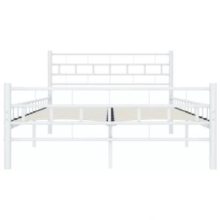 Cadru de pat, alb, 120 x 200 cm