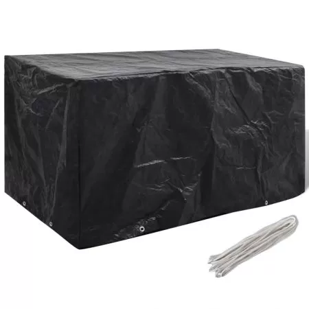  Husă mobilier grădină, 8 ocheți, 180x70x90 cm