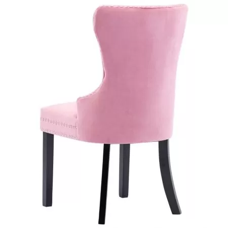 Set 6 bucati scaune de bucatarie, roz