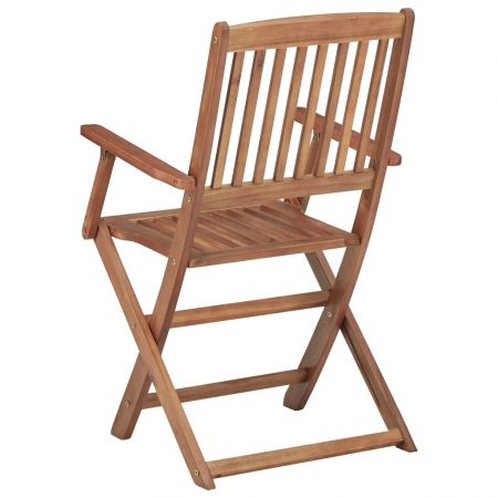 Set 2 bucati scaune gradina pliabile cu perne, gri cu model
