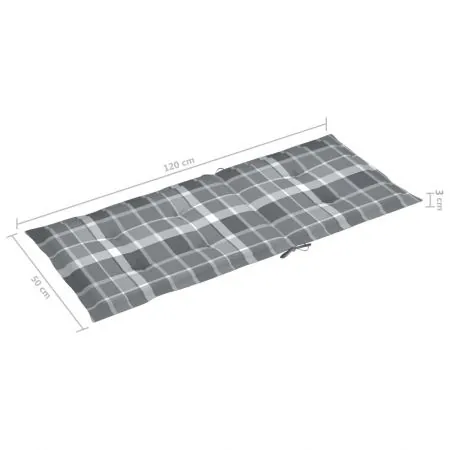 Set 3 bucati scaune gradina rabatabile, gri cu model