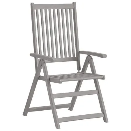 Set 3 bucati scaune gradina rabatabile, bordo