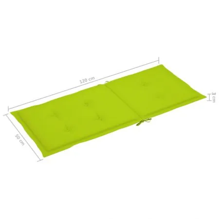 Set 3 bucati scaune gradina rabatabile, verde deschis