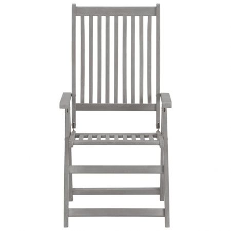 Set 3 bucati scaune gradina rabatabile, model rosu