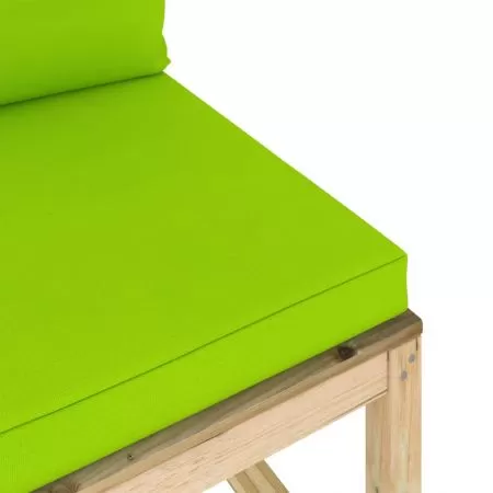 Canapea de gradina de mijloc, verde deschis