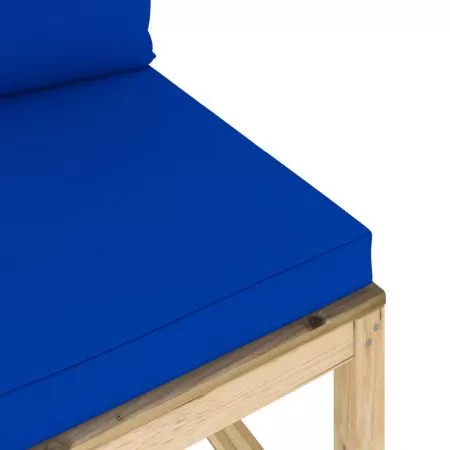 Canapea de gradina de mijloc, albastru