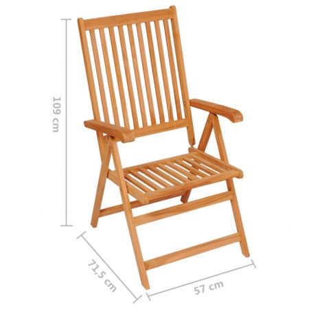 Set 4 bucati scaune de gradina cu perne verzi, verde