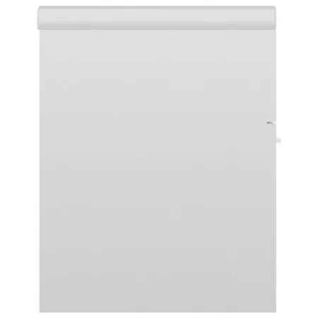 Dulap cu chiuveta incorporata, alb lucios, 60 x 38.5 x 46 cm
