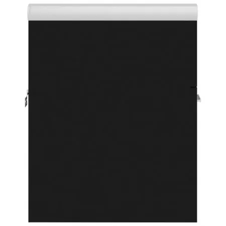 Dulap cu chiuveta incorporata, negru, 41 x 38.5 x 46 cm