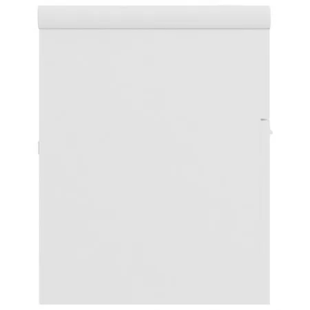 Dulap cu chiuveta incorporata, alb, 100 x 38.5 x 46 cm