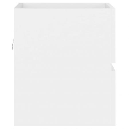 Dulap cu chiuveta incorporata, alb, 41 x 38.5 x 45 cm