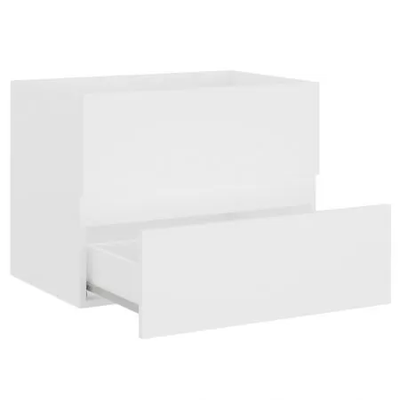 Set mobilier de baie, alb, 60 x 38.5 x 45 cm