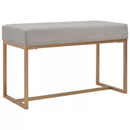  Bancă, gri, 80 cm, catifea