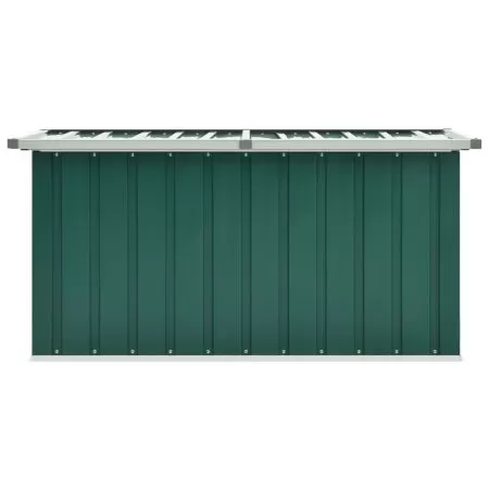 Lada de depozitare pentru gradina, verde, 129 x 67 x 65 cm