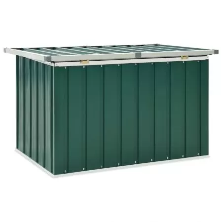 Lada de depozitare pentru gradina, verde, 109 x 67 x 65 cm