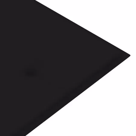 Perna de banca de gradina, negru, 150 x 50 x 3 cm