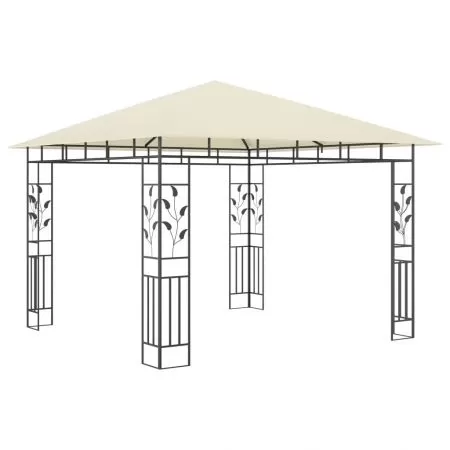 Pavilion cu plasa anti-tantari, crem, 3 x 3 x 2.73 m
