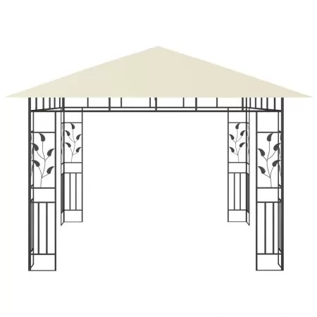 Pavilion cu plasa anti-tantari, crem, 3 x 3 x 2.73 m