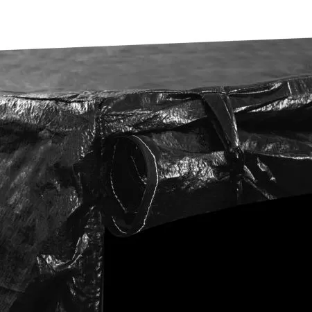 Husa de balansoar, negru, 185 x 117 x 170 cm