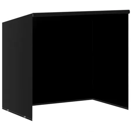 Husa de balansoar, negru, 255 x 145 x 170 cm