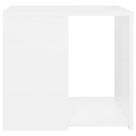 Masa laterala, alb, 50 x 45 cm