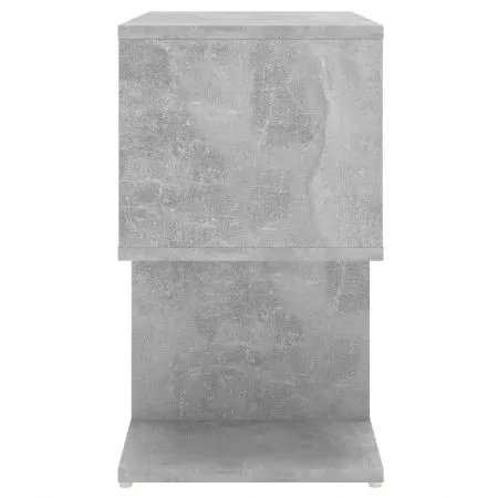Noptiera, gri beton, 30 x 51.5 cm