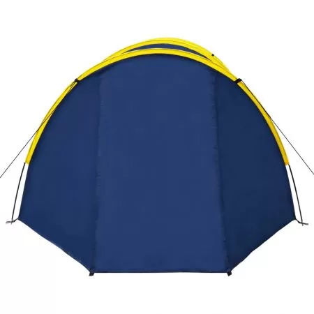Cort camping 4 persoane, galben, 180 x 110 cm