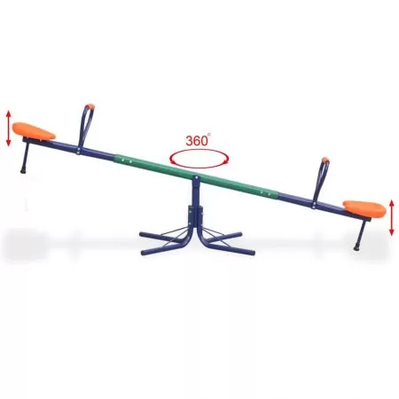 Balansoar rotativ 360 grade, portocaliu